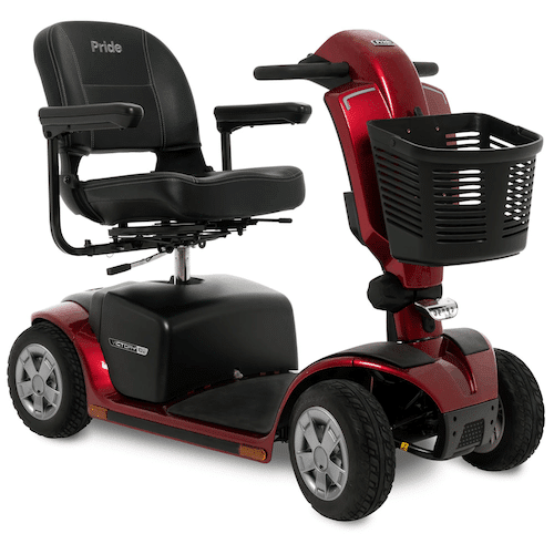 AHHS-Mobility Scooter-Victory Wheel Candy Apple Red