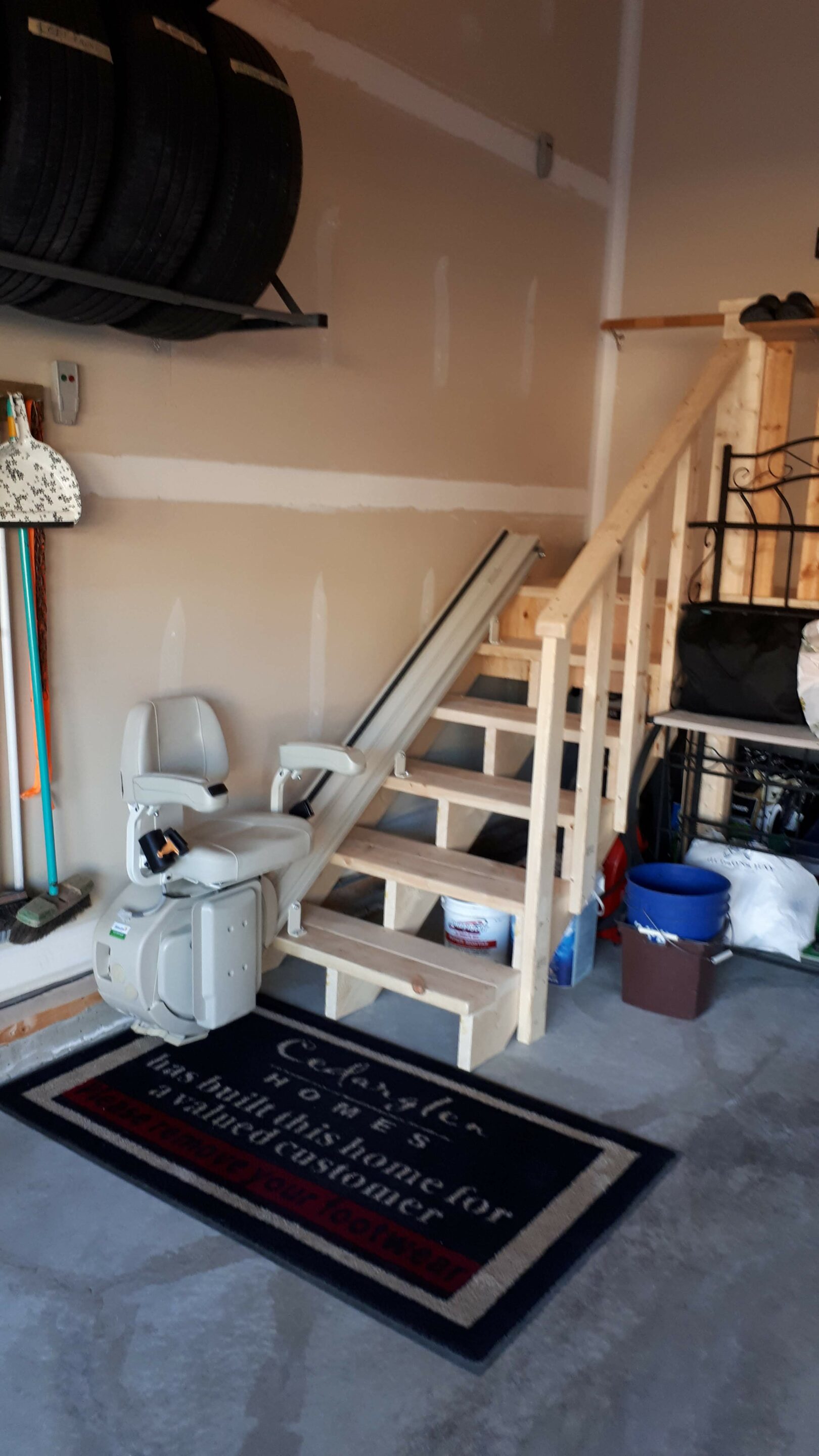 custom stairlift installation