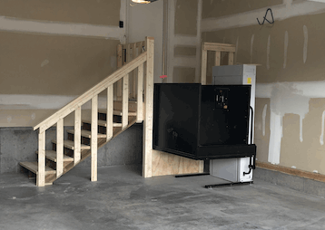 Wheelchair Lift Installation in Garage