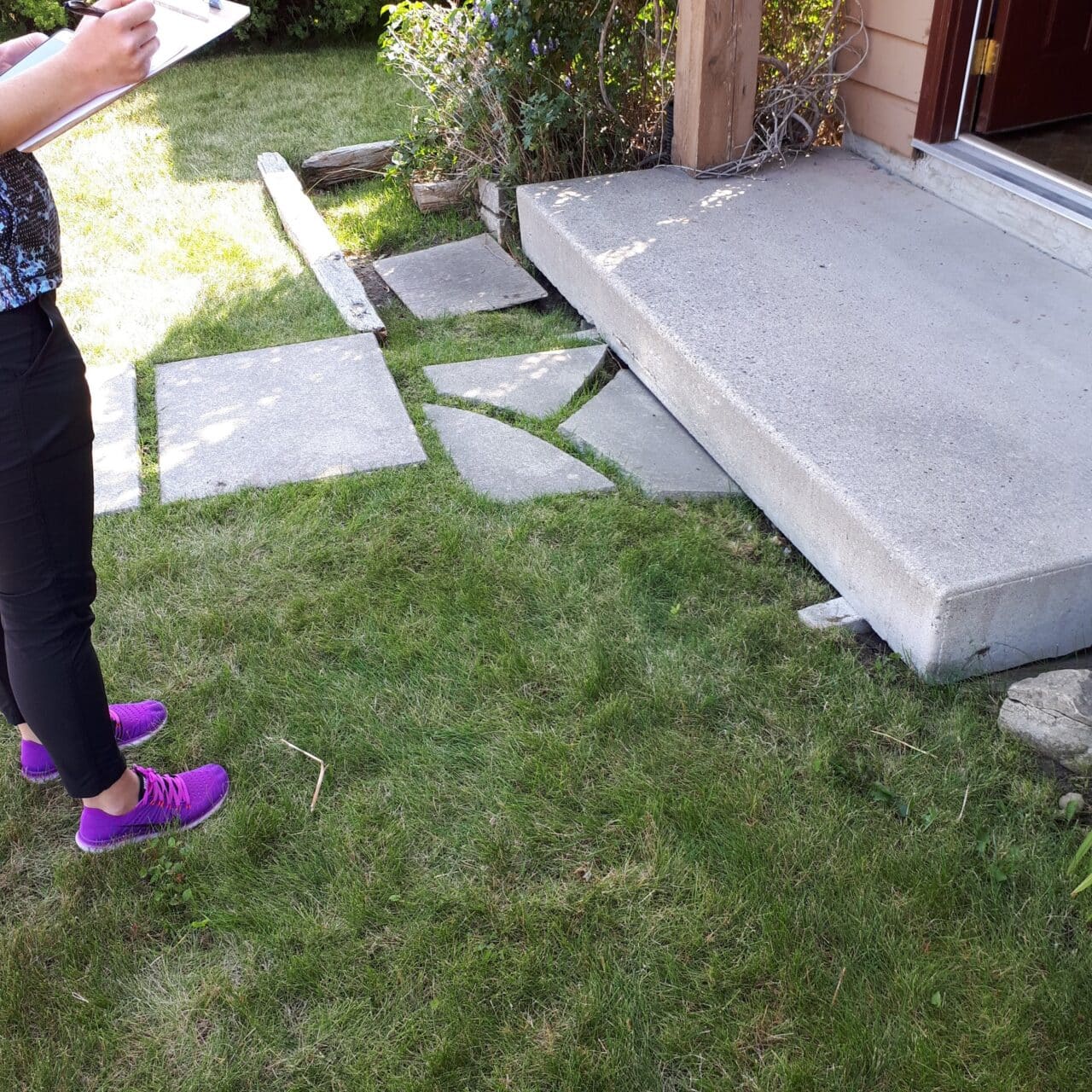 Wheelchair Ramp Alternative at the Front Door Advantage Home Health