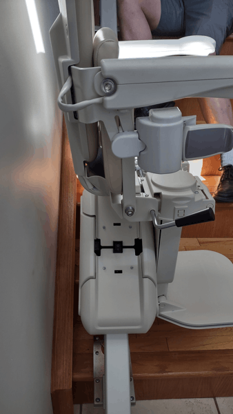 AHHS Stairlift Install hug the wall