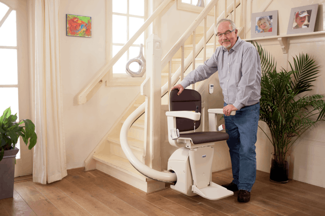 FreeCurve Stair Lift Downstairs