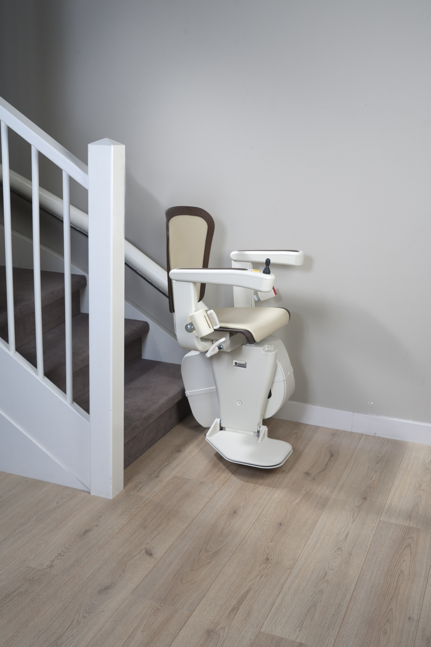 alliance seat for freecurve stair lift front swivel full