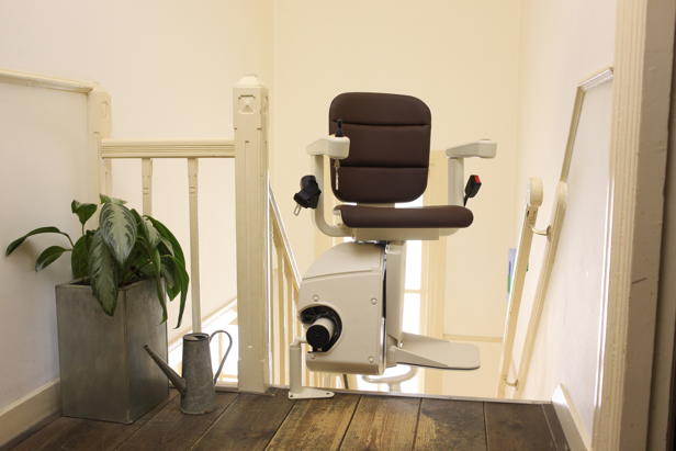 elegance seat for freecurve stair lift swivel turned