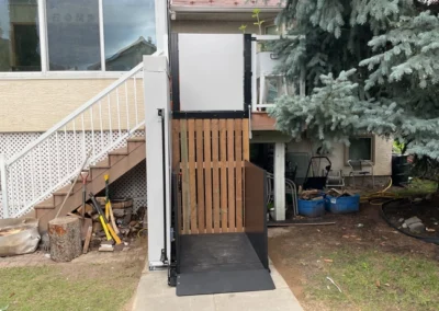 Vertical Platform Lift (VPL) at a Calgary Home