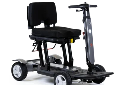 Helix angle mobility scooter